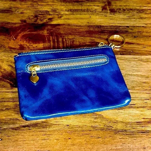 MDBM UK Maison de Beaute Marseilles LIMOGES Small Wallet Prussian Blue MSRP $49 - Picture 1 of 15